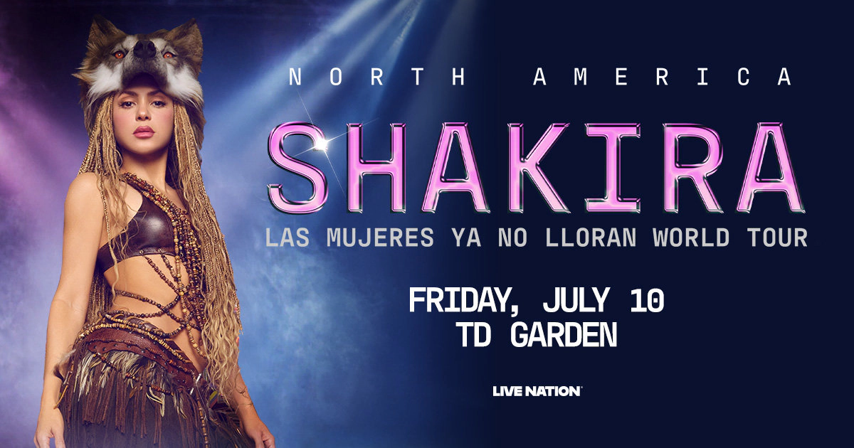 Win tickets to Shakira at TD Garden Boston MA
