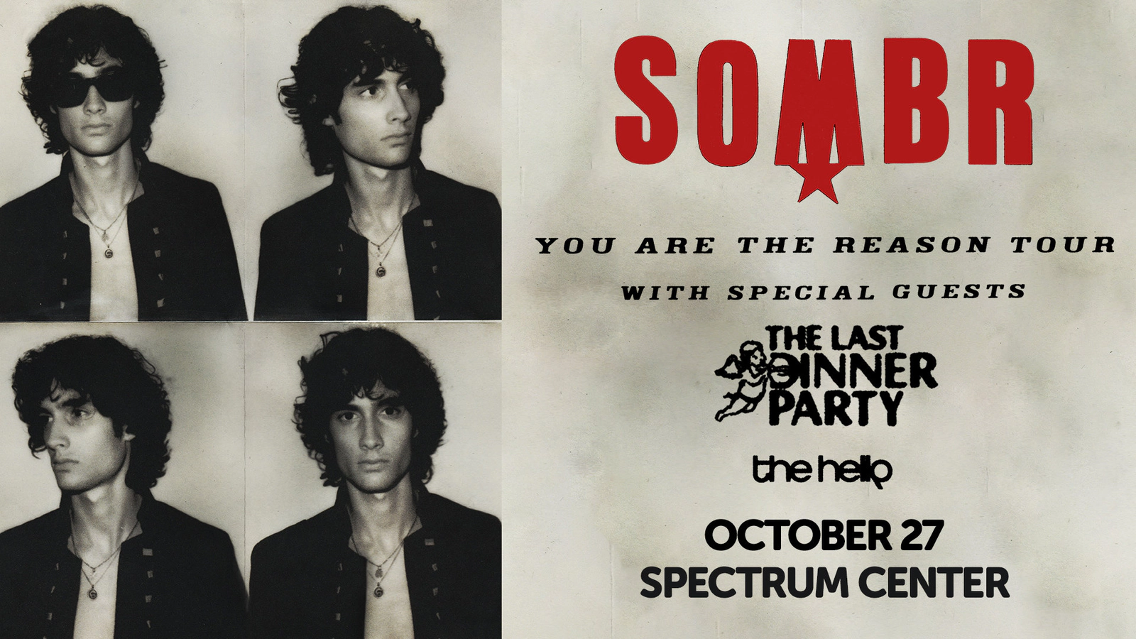 Win tickets to Sombr at Spectrum Center Charlotte NC