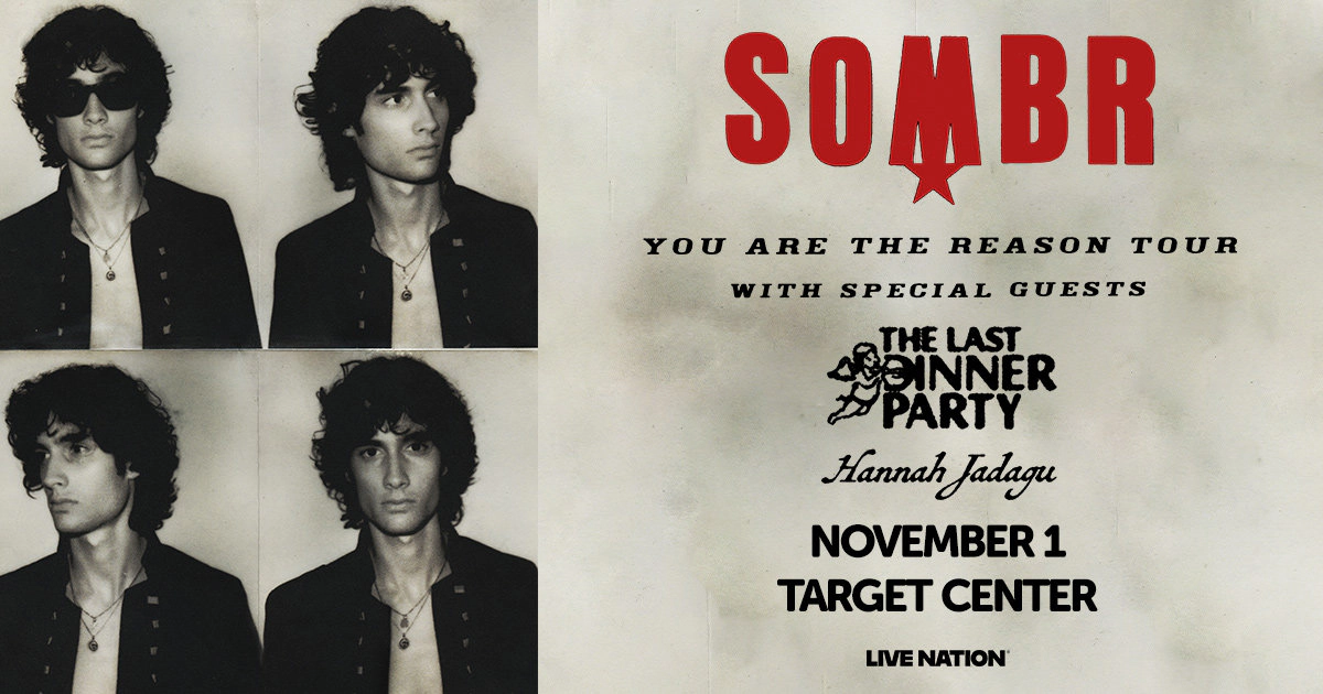Win tickets to Sombr at Target Center Minneapolis MN