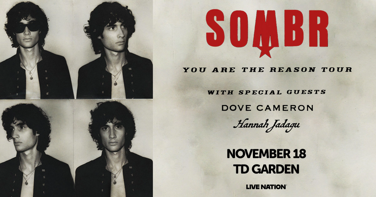 Win tickets to Sombr at TD Garden Boston MA