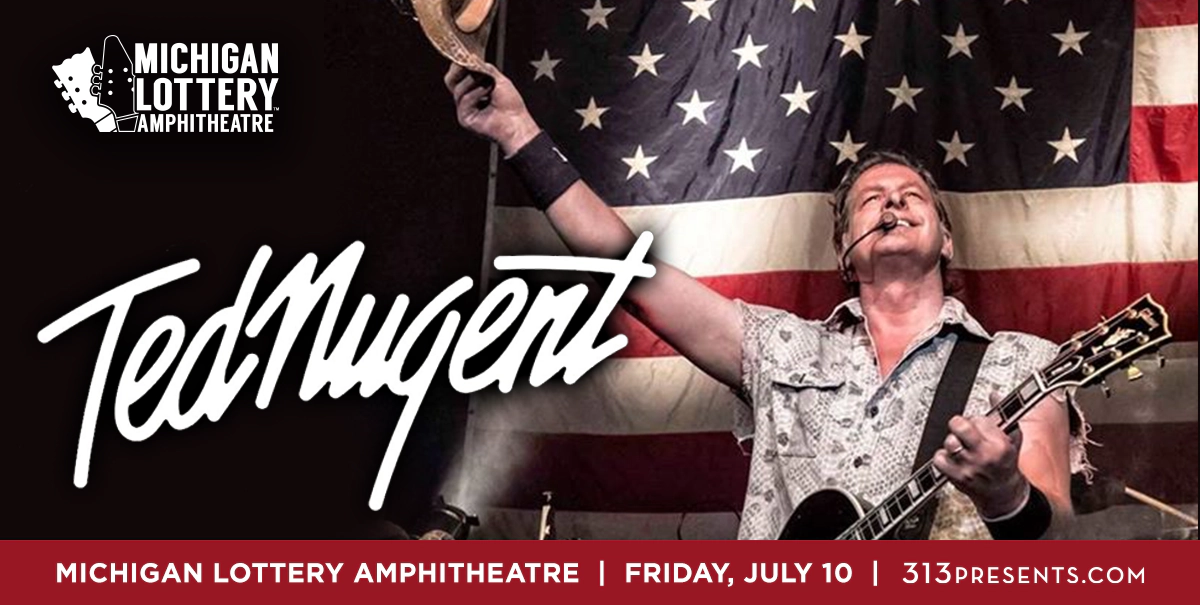 Win tickets to Ted Nugent at Michigan Lottery Amphitheatre Sterling Heights MI