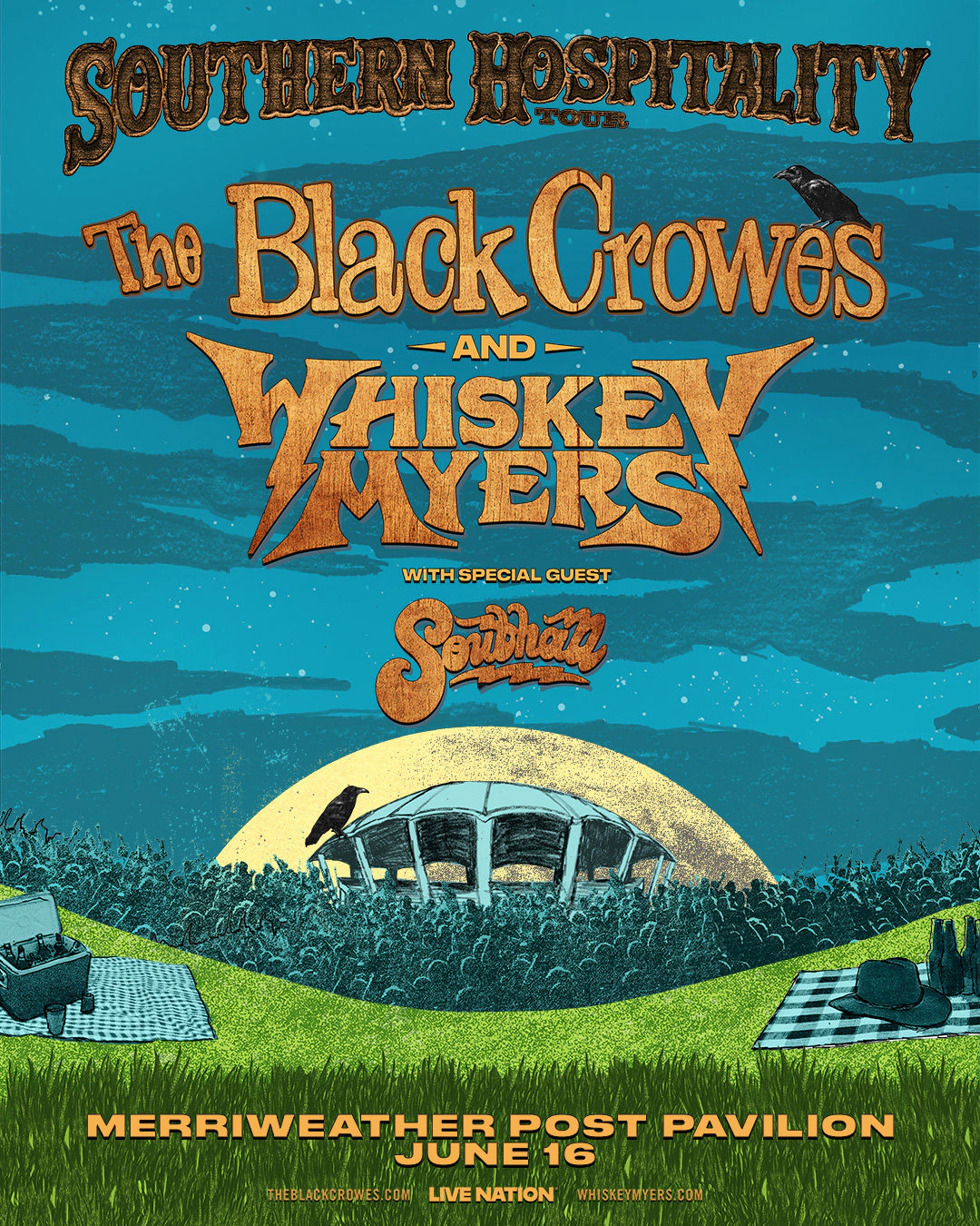 Win tickets to The Black Crowes at Merriweather Post Pavilion Columbia MD