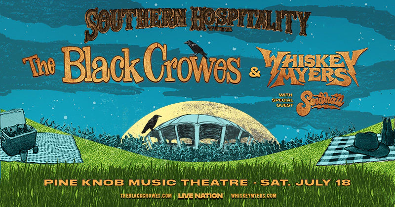 Win tickets to The Black Crowes at Pine Knob Music Theatre Clarkston MI