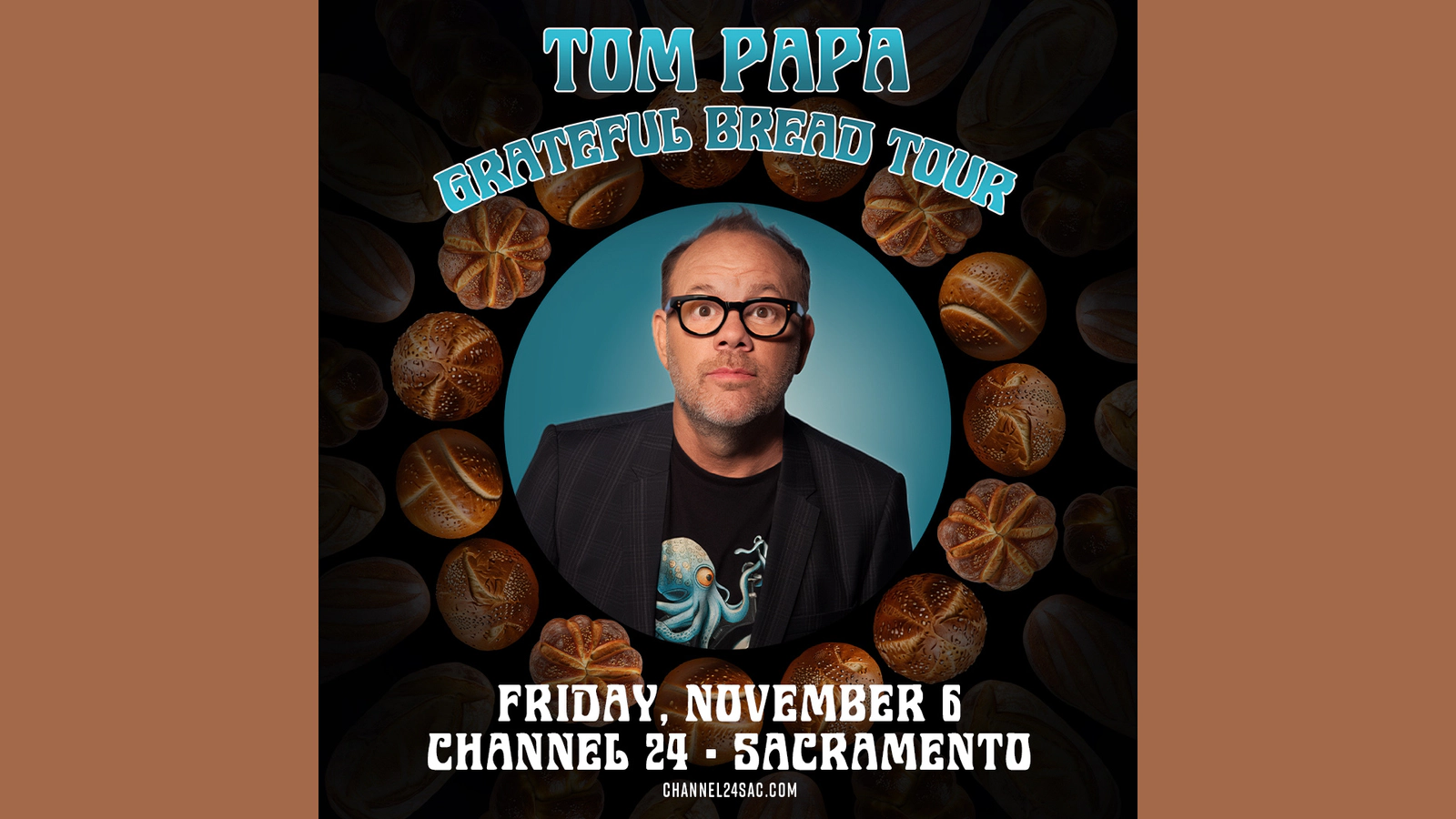 Win tickets to Tom Papa at Channel 24 Sacramento CA