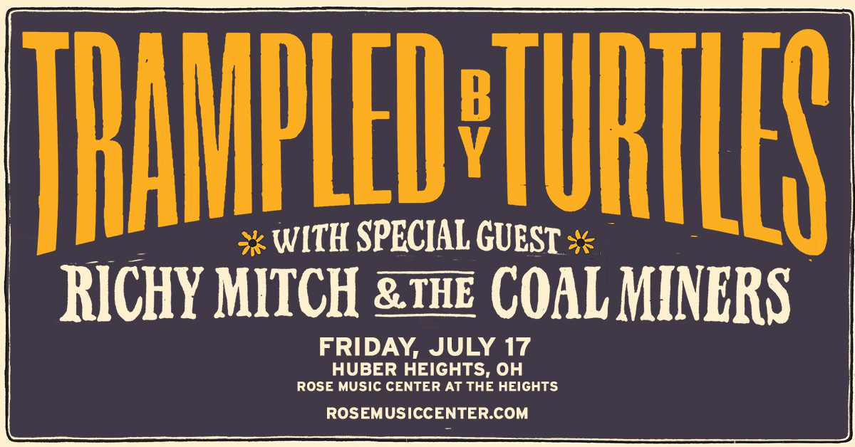 Win tickets to Trampled by Turtles at The Rose Music Center Huber Heights OH
