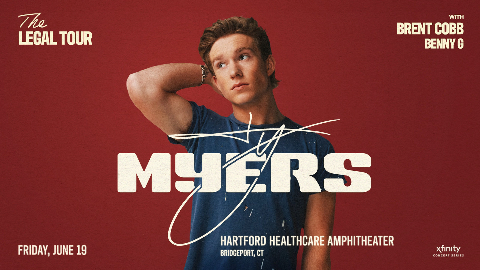 Win tickets to Ty Myers at Hartford Healthcare Amphitheater Bridgeport CT