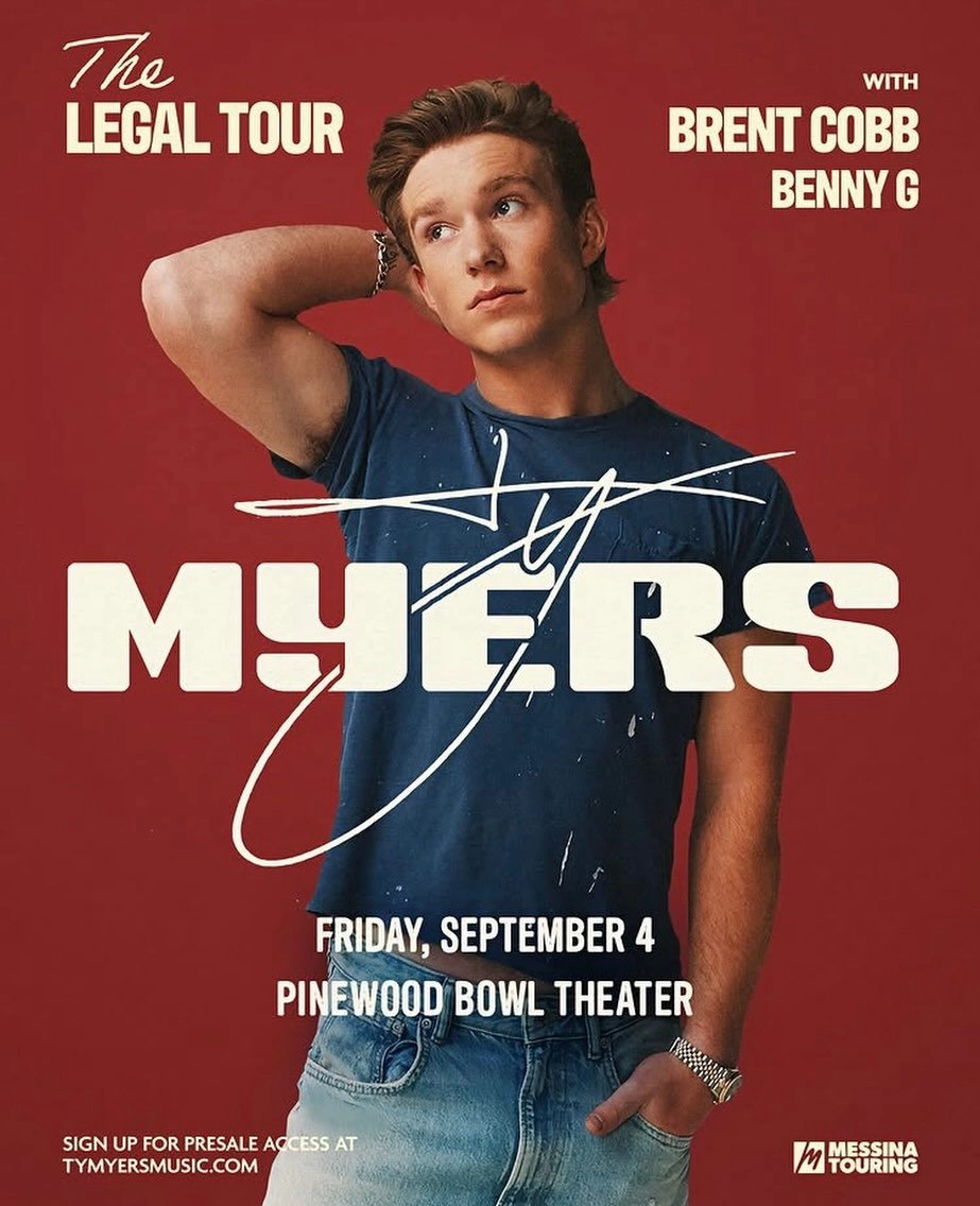 Win tickets to Ty Myers at Pinewood Bowl Theater Lincoln NE