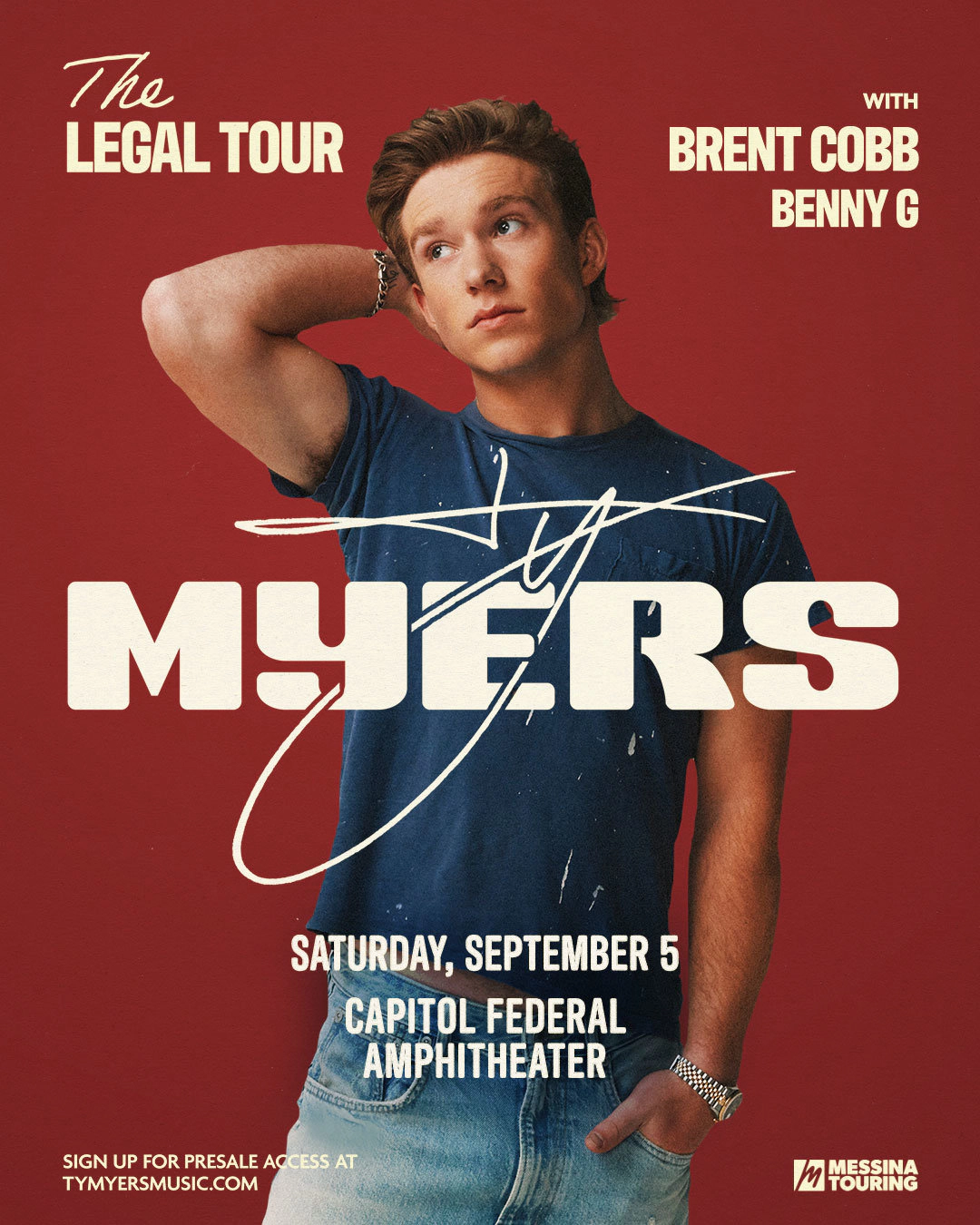 Win tickets to Ty Myers at Capitol Federal Amphitheater Andover KS