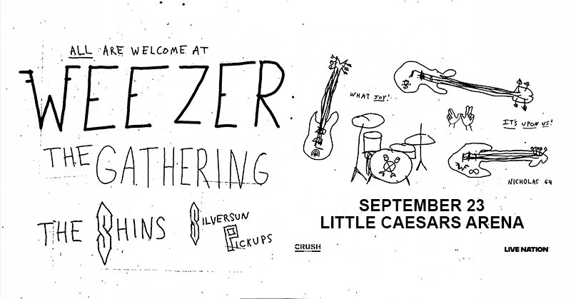 Win tickets to Weezer at Little Caesars Arena Detroit MI