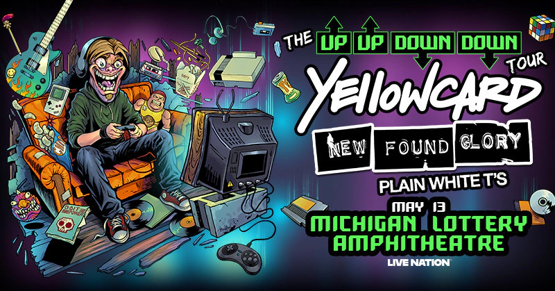 Win tickets to Yellowcard at Michigan Lottery Amphitheatre Sterling Heights MI